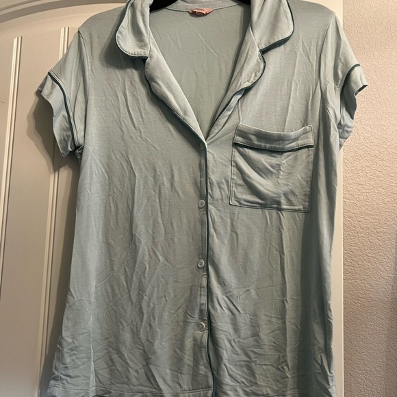 Eberjey Other - Eberjey Light Blue Short Sleeve Pajama Set Small